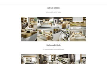 DAN Küchen Design Webauftritt Küchenimpressionen